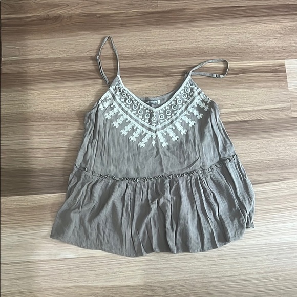 EARTHBOUND Tops - EARTHBOUND Gray Camisole Top